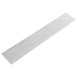 Light grey woodgrain PVC laminate plank strip, self-adhesive