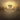 Gold Sputnik flush mount ceiling light, glowing central bulb and dangling strands