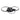Overlapping ring LED ceiling light with two starry black discs and inner white ring