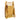 Bamboo reclinable mecedora plegable Natural, vista trasera con marco curvo