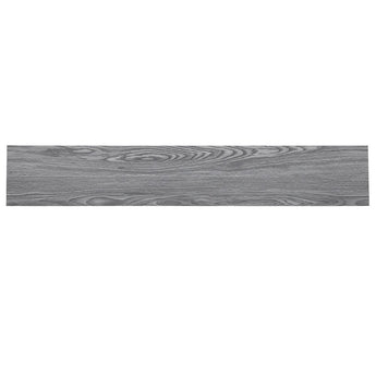 Grey wood-effect smooth PVC flooring plank sample