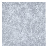 Brilliant Grey square stone-effect floor tile with mottled marble pattern