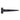 Black metal gate hinge strap with mounting holes and folding joint