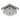 Modern square crystal ceiling light with chrome frame and faceted clear crystal rings