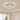 2-Tier Square Crystal ceiling light, chrome canopy and stacked crystal layers