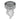 Crystal ceiling light with chrome mount and long dangling clear prism droplets