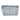 Square crystal LED ceiling light with clear facets and glowing light source