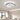 Rundes LED-Deckenlicht mit breitem Schwarzring und weißem Lichtkranz