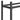 Black iron log holder end frame with inner support rails