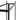 Black iron log holder side brace and top rail