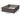 Square raised garden bed planter box, gray slat design, 120cm x 90cm x 30cm