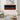 Black LED electric fireplace insert with tempered glass and bright flame window