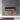 Wall-mounted electric fireplace with black frame and orange flame glow