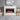 White electric fireplace insert with LED flame panel