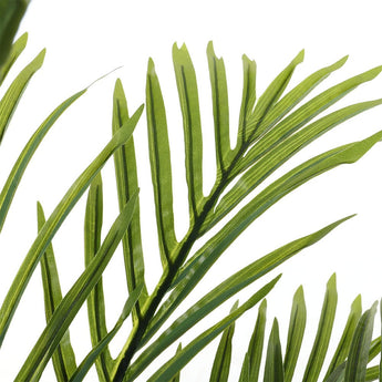 Artificial palm leaflets and stems, detailed green fronds (110cm)