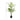 110cm artificial potted palm tree height diagram with black pot and green fronds