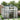 10 x 6 ft aluminium hobby greenhouse with base, green frame, clear side walls, double doors