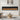 Wall-mounted electric fireplace with black surround and glowing flame effect insert.