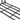 Metal slatted support bars for 70cm firewood rack storage