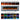 Black glass LED electric fireplace insert showing multicolor flame lighting options