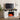 Recessed electric fireplace suite with TV stand in white, with black glass firebox