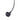 Electric fireplace power cord with black cable and UK-style plug