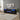 36-inch modern recessed electric fireplace, black console with blue flame display