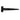 Black metal strap hinge with mounting holes for attaching a garden gate