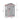 123cm wide plastic storage shed with lockable hinged door, 202cm high