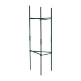 Green trellis frame for raised garden bed