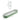 Light green oval raised garden bed 320x80x42cm with trellis frame, galvanized steel