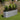 80cm silver galvanized steel raised garden bed, curved horizontal ribbed sides