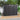 Black 239.5cm outdoor metal storage shed with double doors and roof vents