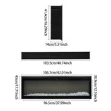 42/50 Inch electric fireplace dimensions: 103.5×90×45 cm (width×depth×height)