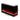 60-inch electric fireplace with red flame effect and size markings on body