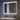 Rectangular LED anti-fog vanity mirror with thin white light border and touch display