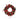 Red and gold Christmas wreath with ribbon loops, pine greenery, and ornaments