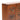 Close-up of retro wooden drawer front with metal pull handle and rectangular label plate