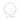 Circular LED vanity mirror with glowing white light ring on white base stand