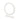 Circular LED vanity mirror with white frame, light ring, and tabletop base