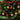 Christmas ball ornament string lights with gold, green, red and “Merry Christmas” bulbs