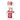 Kids vanity bus toy with size dimensions shown: red body and mint sink