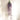 Artificial hanging ivy vines wall decor with cascading purple flowers and leaves