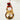 Lighted wreath snowman door decor with plaid hat and burlap bow, glowing warm lights