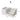 White makeup organizer dimensions: 25.2cm x 15.4cm x 11.5cm, tiered drawers