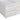 Close-up: white drawer front on makeup storage organizer with horizontal pull