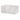 White plastic makeup storage box with pull-out drawers and inner dividers.