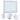 White tabletop makeup mirror with clear glass and round bulb light border