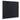 Black reflective makeup mirror panel with round bulbs and white side frame