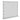 Rear-style view of rectangular lighted makeup mirror with bulbs along top and sides
